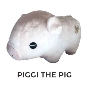 Bellzi Piggi the Pig Pink Plush Stuffed Animal Medium NWOT